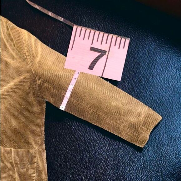 Limited Chino’s l Tan Corduroy Jacket, Blazer l 2 front pockets l 14 l EUC - Picture 10 of 13